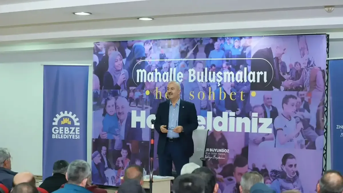 Gebze belediye başkanı zinnur büyükgöz pelitli mahallesinde vatandaşlarla buluştu.