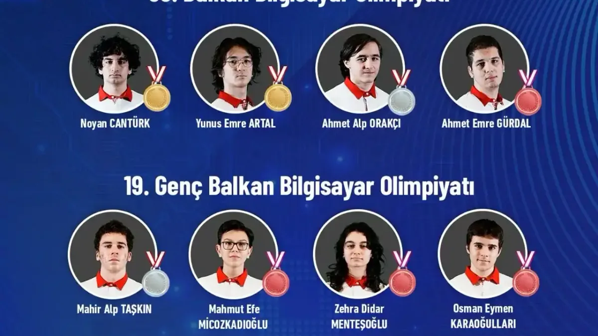 Türk gençleri bilim olimpiyatlarında zaferle döndü
