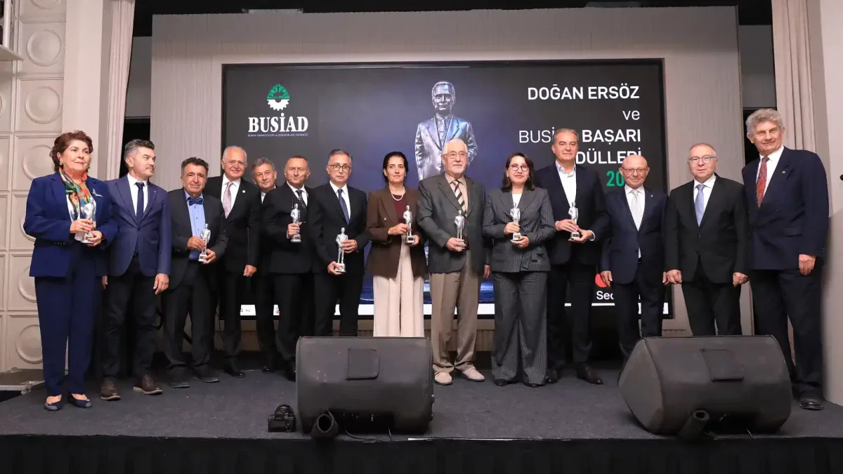 Bursa'nın en başarılıları ödüllendirildi