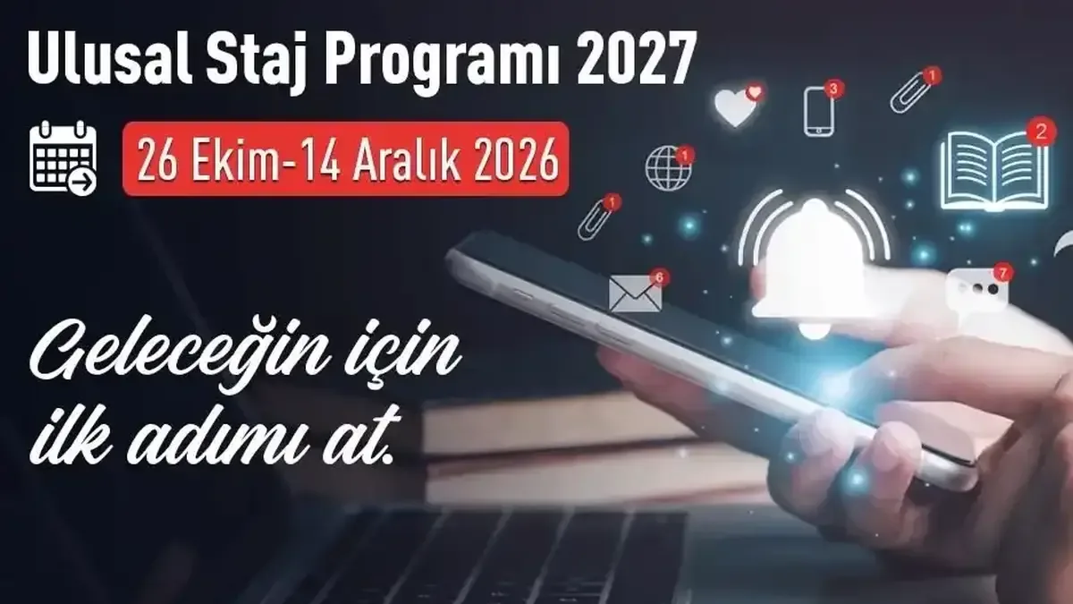 Üniversite öğrencileri Ulusal Staj Programı başvurularını çevrim içi ortamda gerçekleştiriyor.