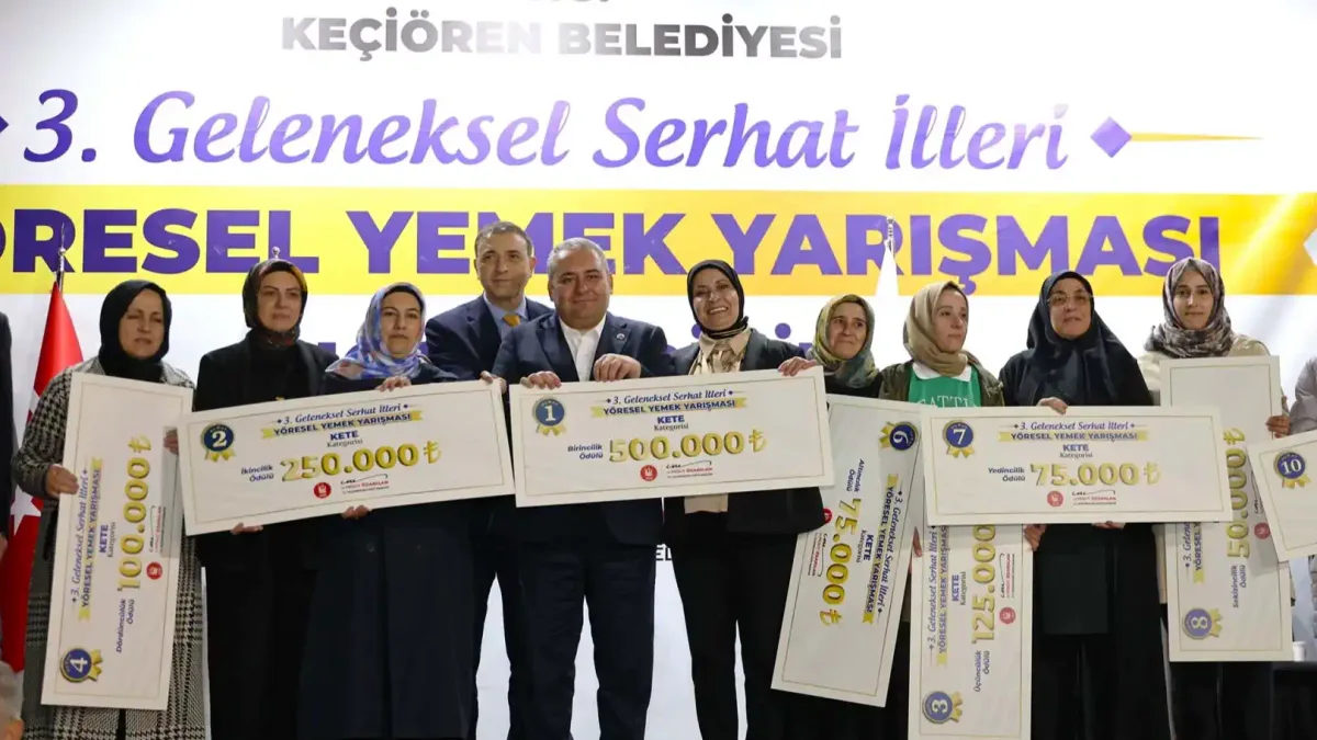 Yöresel lezzetlerin buluştuğu ödül gecesi