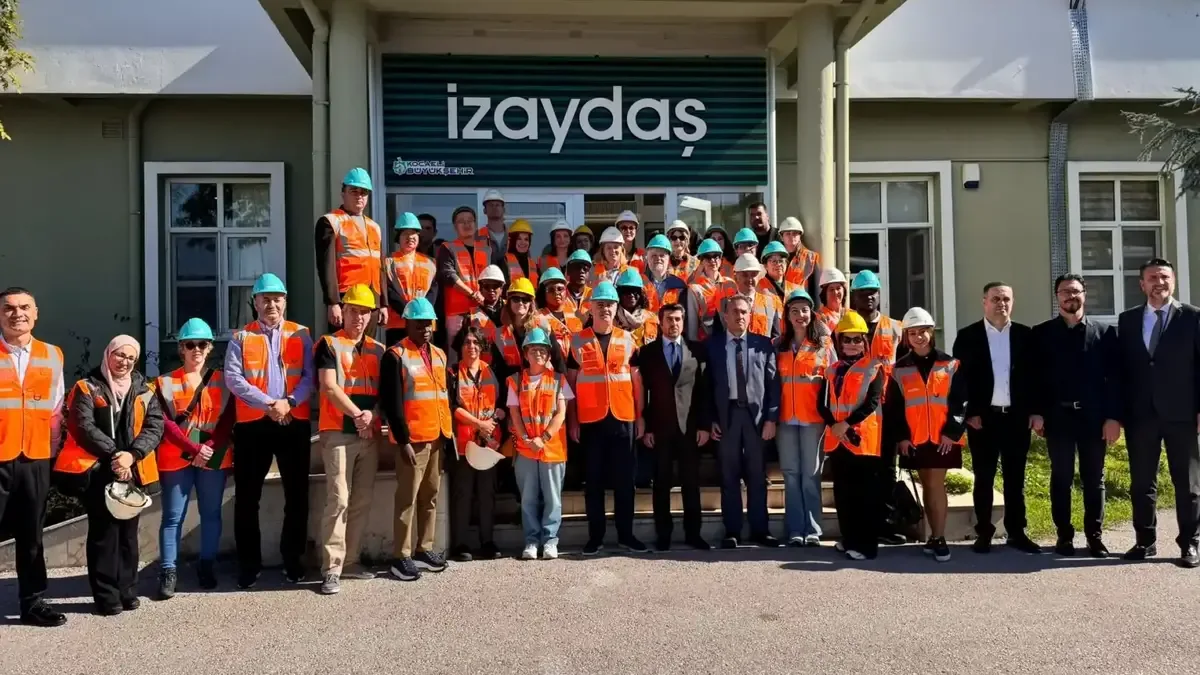 Uluslararası çevre heyeti Kocaeli'deki tesislerde incelemelerde bulundu.