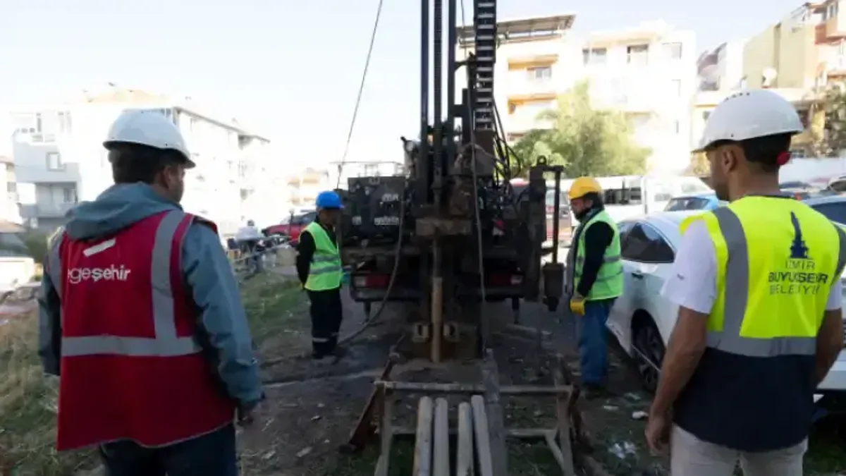 İzmir'in zemin haritası çıkarılıyor, çalışmalar Konak ve Bayraklı'da sürüyor - Detay Görsel 2