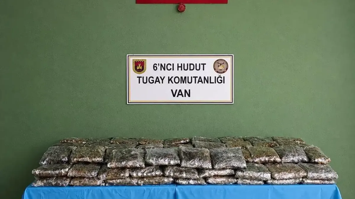 Van hudut hattında gerçekleştirilen uyuşturucu operasyonu