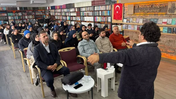 Konya'daki Teneffüs Buluşmaları etkinliğinden bir kare.
