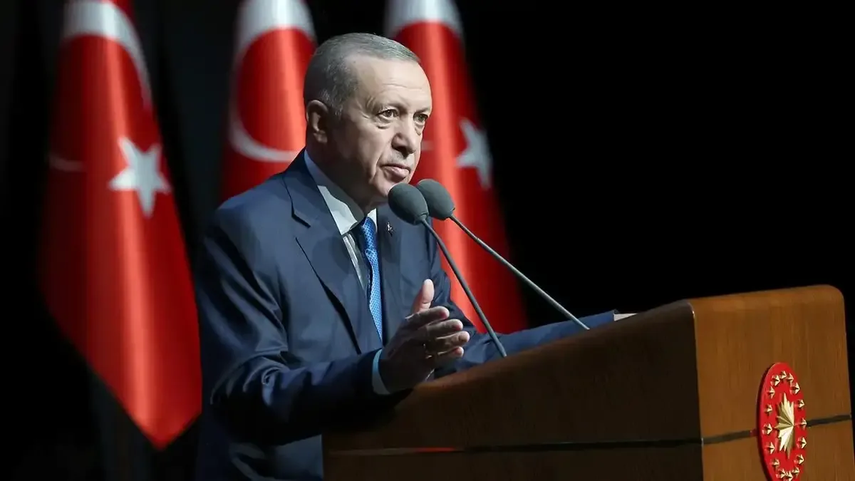 Beştepe'deki Cumhurbaşkanlığı Külliyesi dış görünümü.