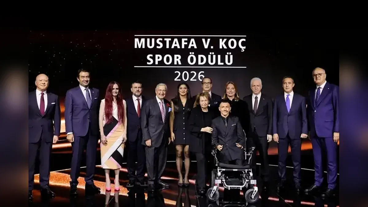 2026 Mustafa V. Koç Spor Ödülü töreni