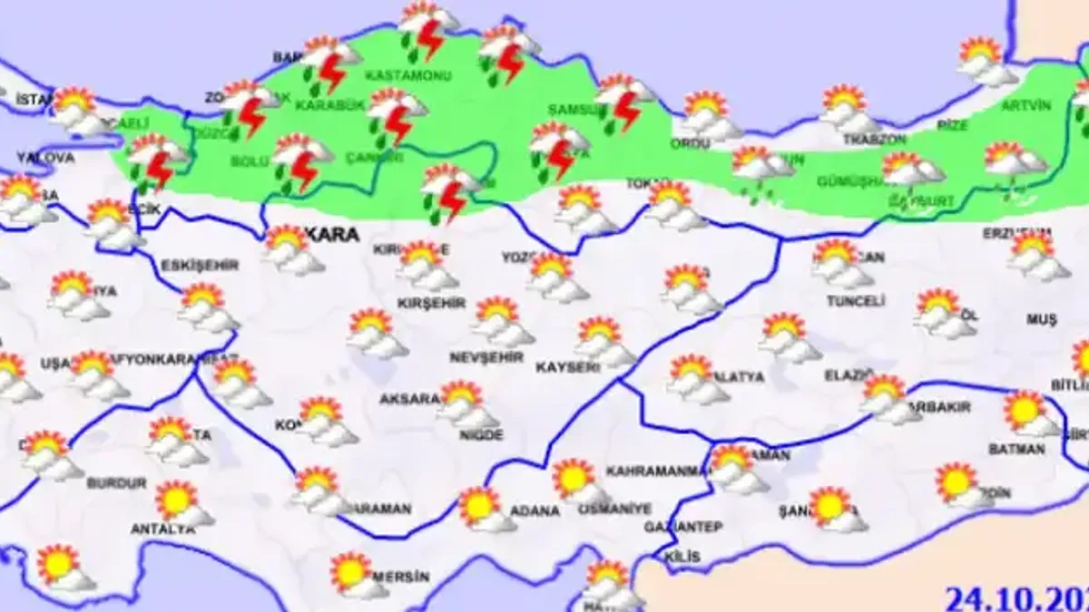 Karadeniz'e şiddetli yağış uyarısı yapıldı - Detay Görsel 1
