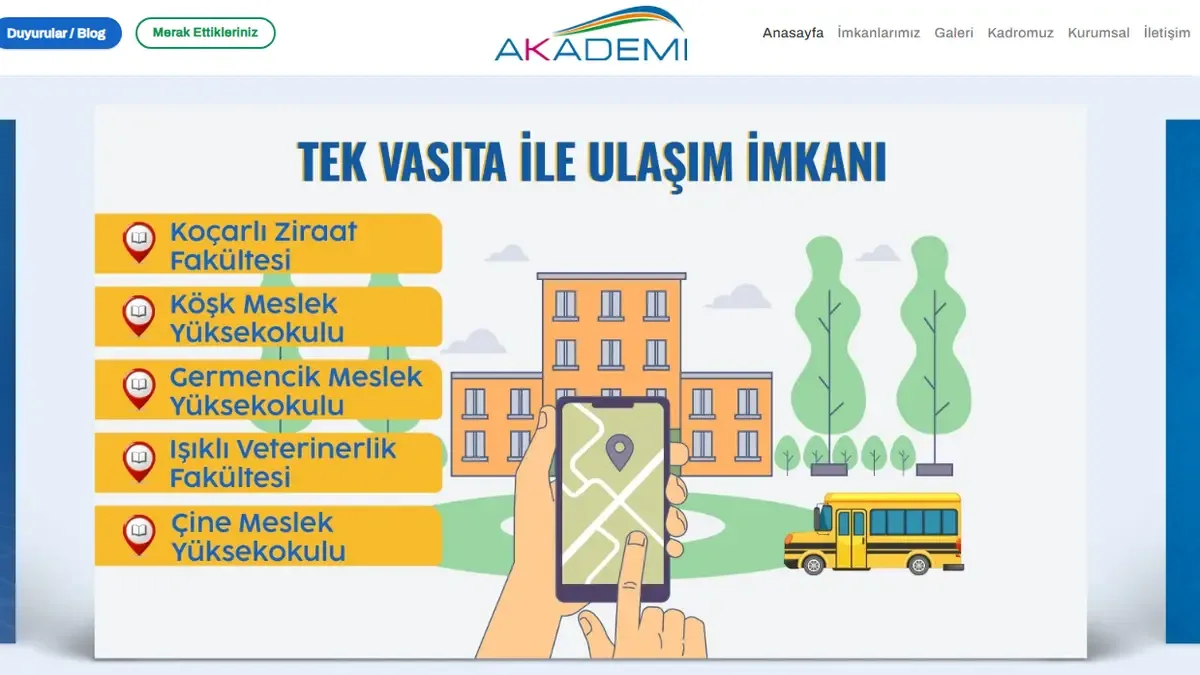 Aydın Adnan Menderes Üniversitesi yakınındaki modern erkek öğrenci yurdunun çalışma masası ve yatak bulunan aydınlık odası.