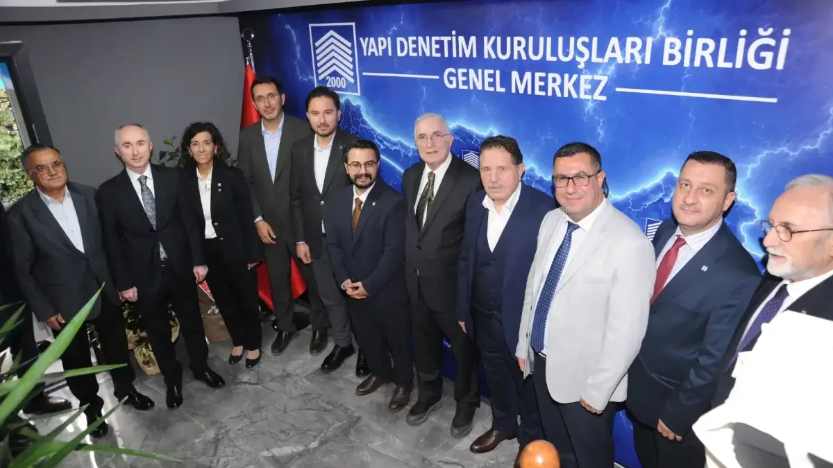 Yapı Denetim Kuruluşları Birliği yeni genel merkez hizmet binası açılışı