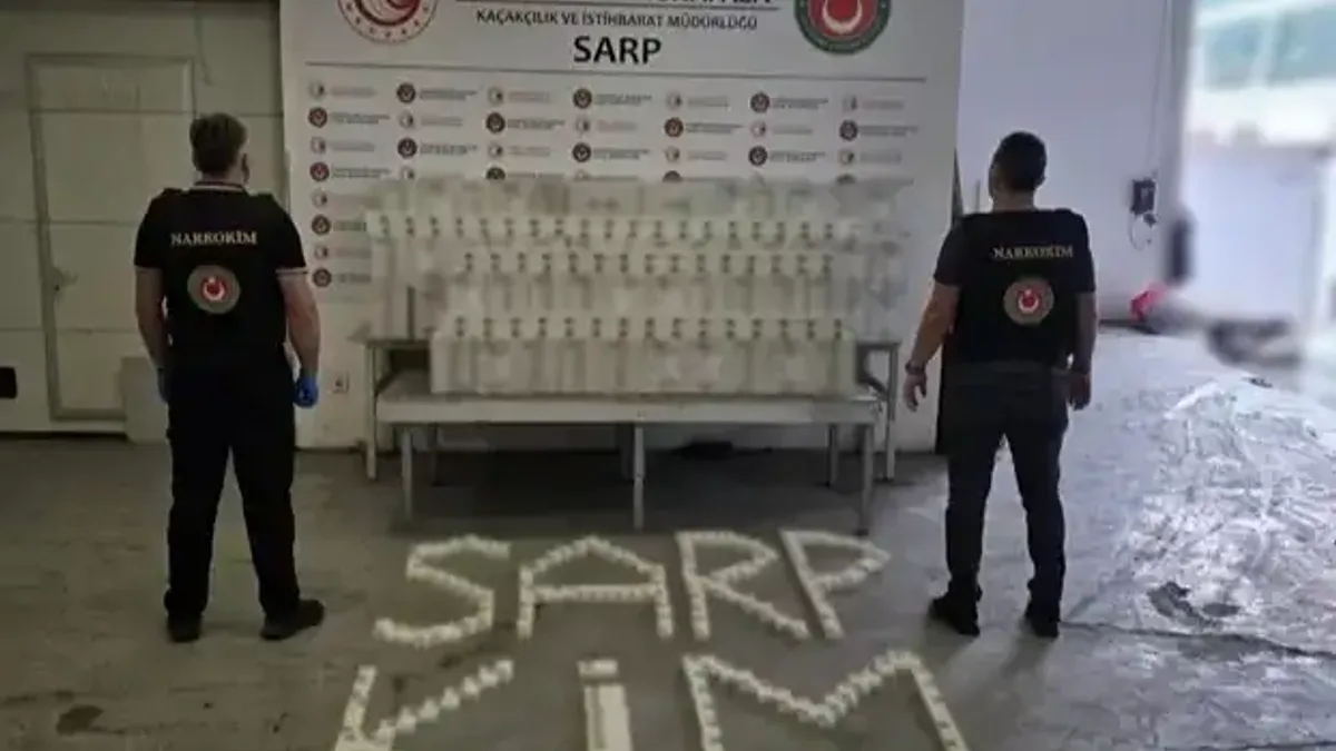 Gümrük noktalarında büyük uyuşturucu baskını!