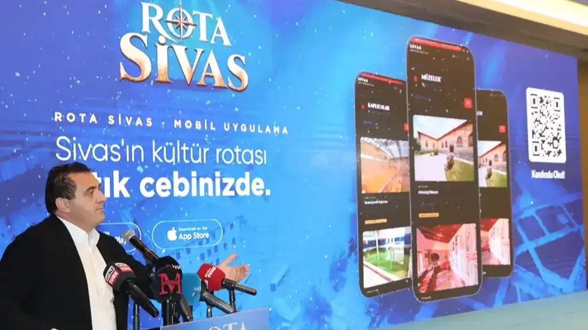 Sivas’ta düzenlenen Rota Sivas Turizm Lansman Toplantısı.
