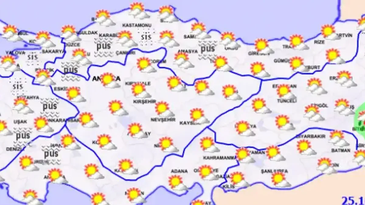 Meteoroloji'den sis ve sağanak uyarısı - Detay Görsel 1