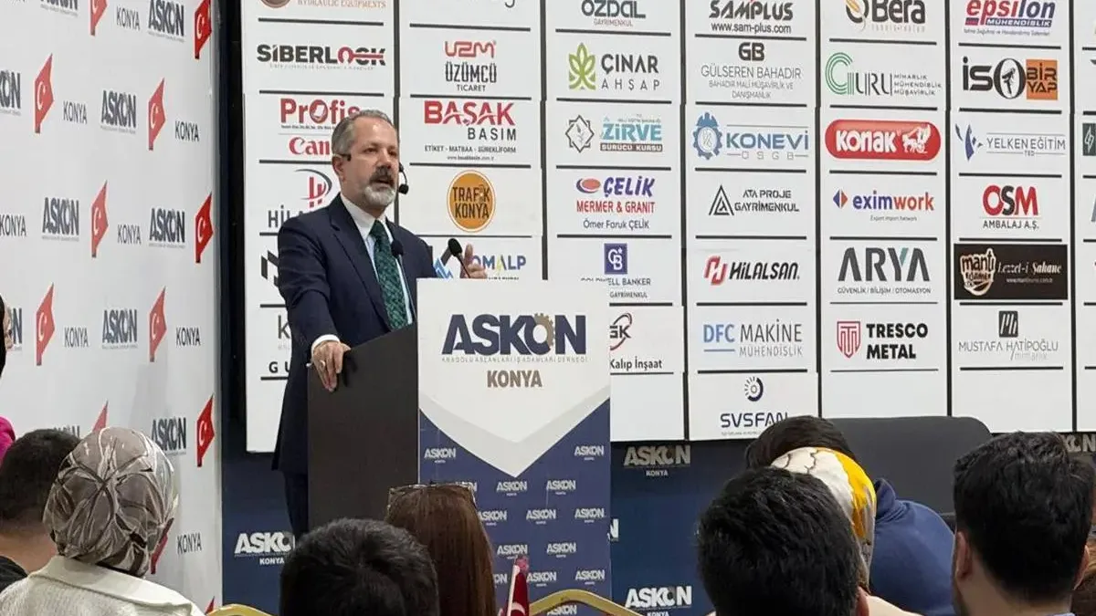Finans uzmanı İslam Memiş, ASKON Konya Şubesi'nin programında konuştu.