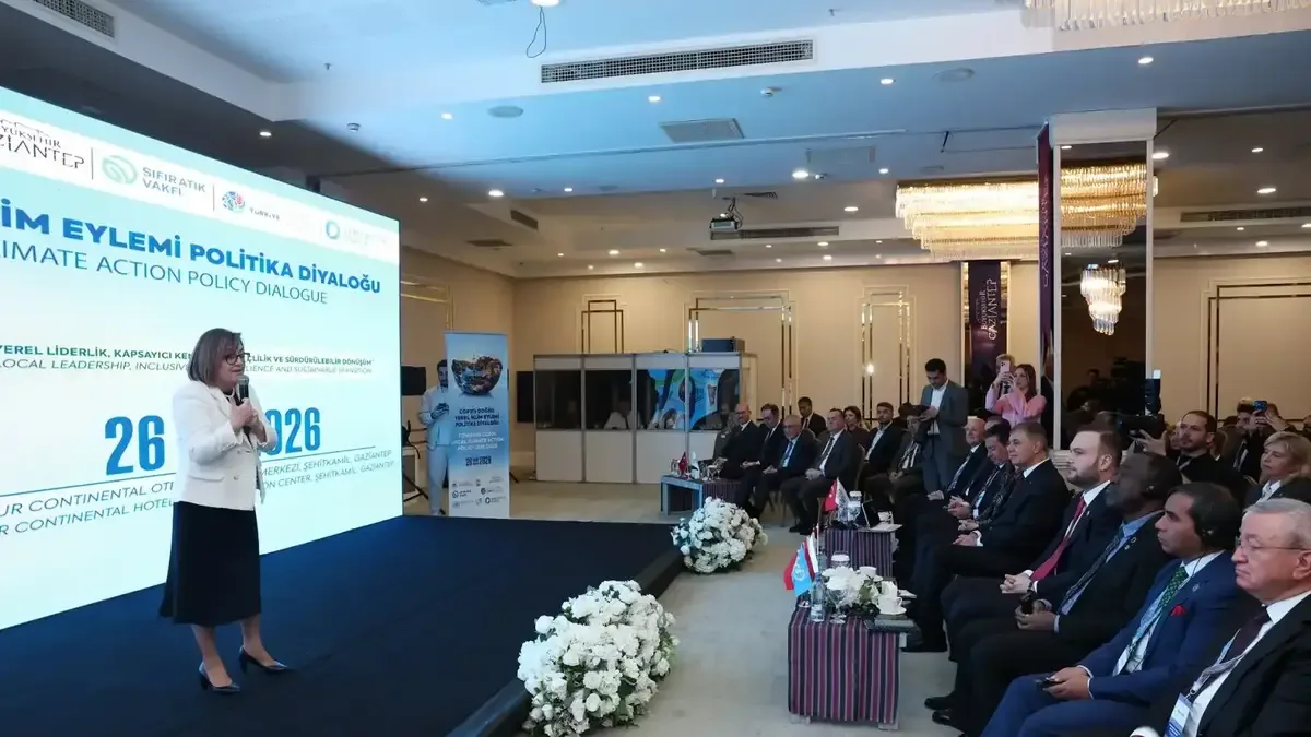 Gaziantep'te COP31 öncesi yerel iklim eylemi politika diyaloğu toplantısı düzenlendi.