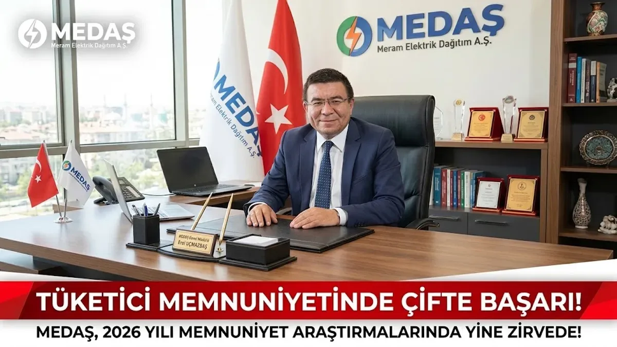 MEDAŞ'tan tüketici memnuniyetinde büyük başarı