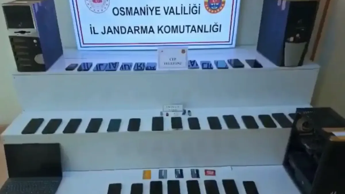 Osmaniye'de yasa dışı bahis çetesi çökertildi