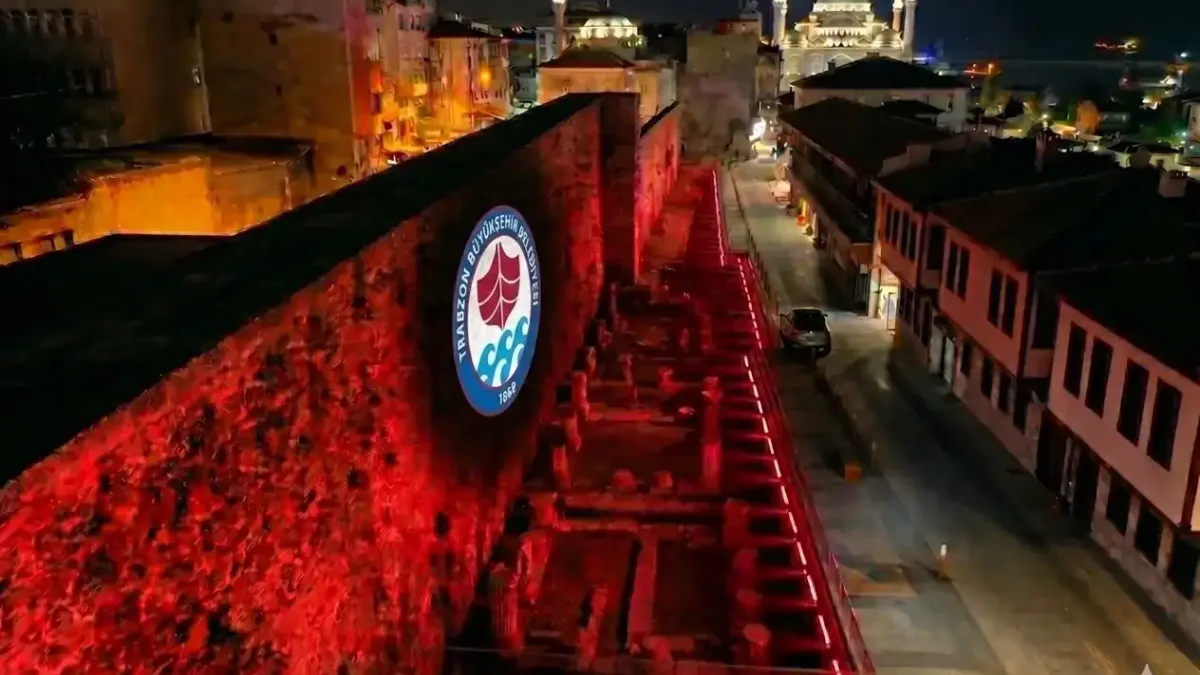Trabzon'daki tarihi surların restorasyonu