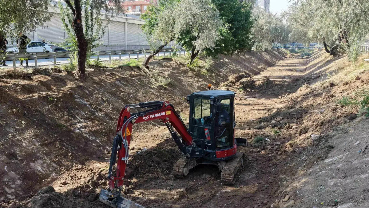 Konya'da taşkın riskine karşı yapılan altyapı çalışmaları.