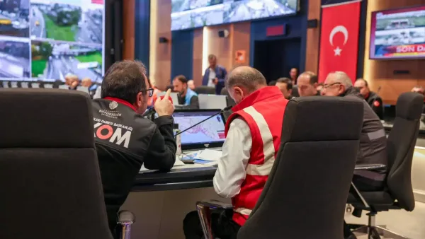 İstanbul'da hasar tespit çalışmaları