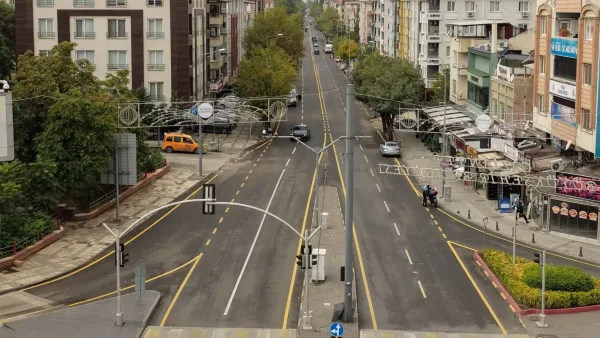 Gaziantep'te yol ve altyapı yenileme çalışmaları