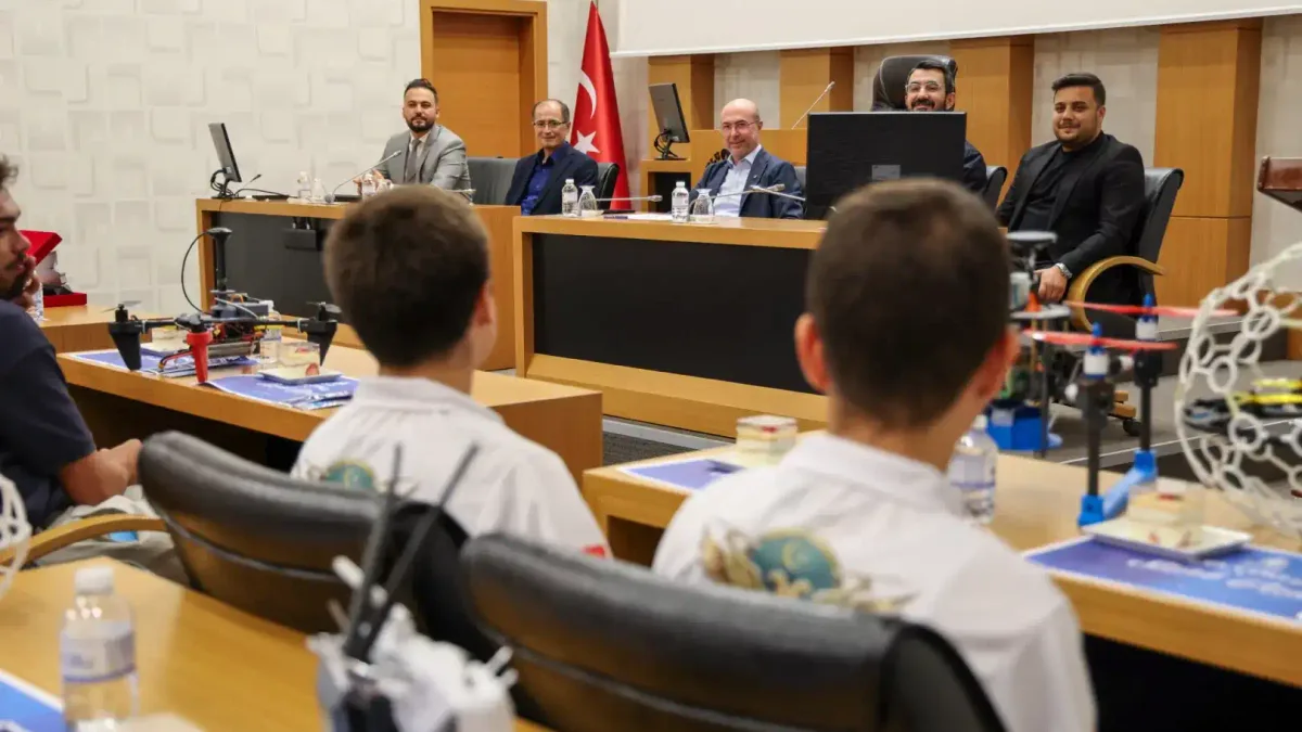 Selçuklu'nun genç yetenekleri, başkanla buluştu