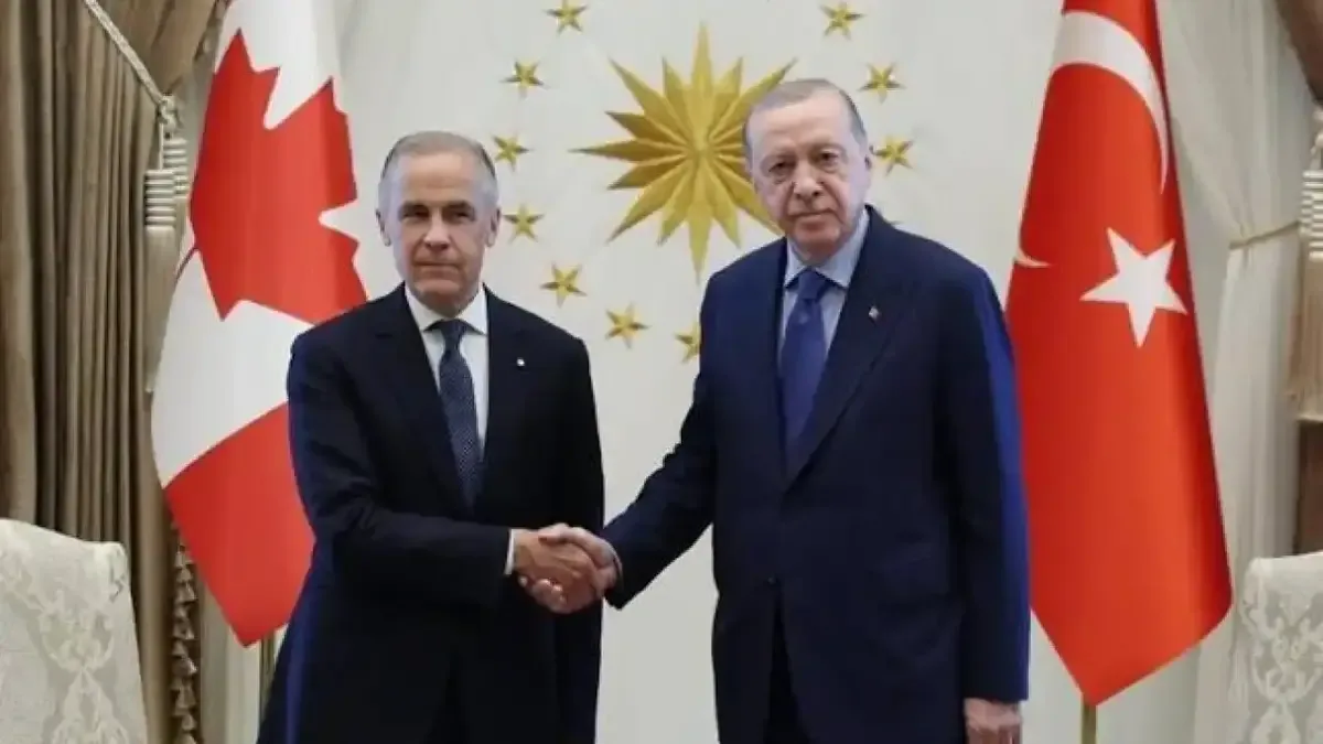 Cumhurbaşkanı Erdoğan, Kanada Başbakanı Carney'i karşıladı