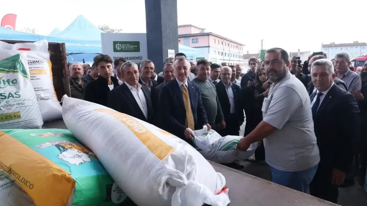 Kocaeli'de çiftçilere büyük destek: 91 bin dekar yem bitkisi yardımı