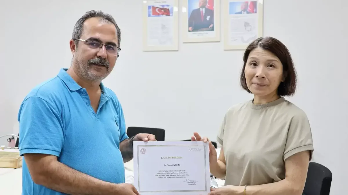 Türk el sanatları ile Japonya arasında köprü kuruldu