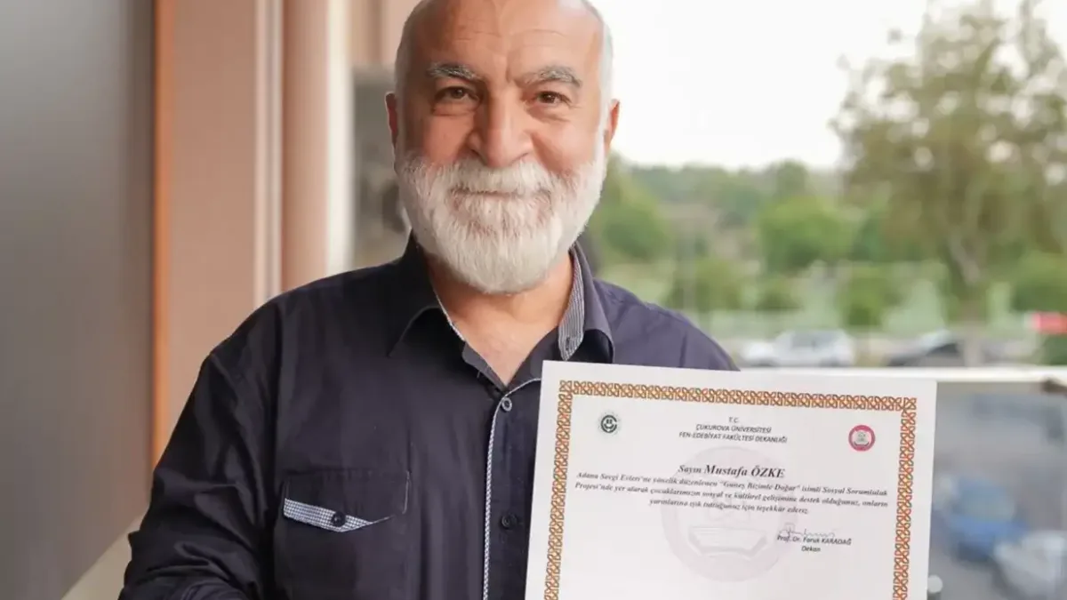 Gazeteci Özke, Adana Sevgi Evleri'ne konuk oldu