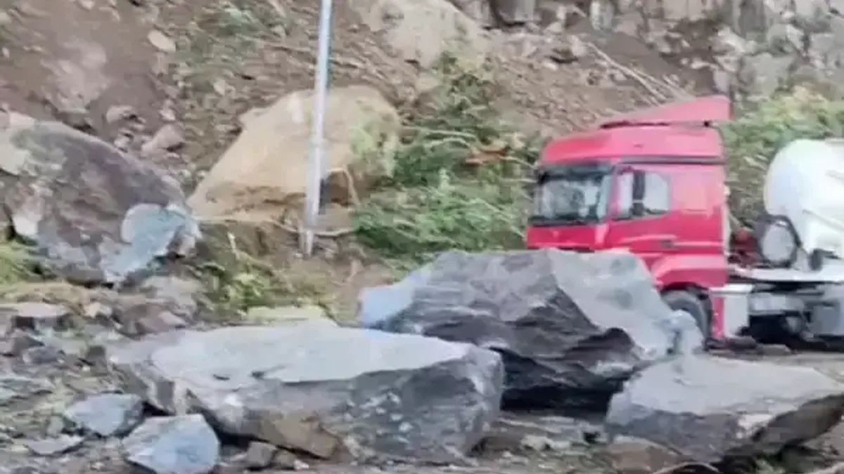 Hopa'da meydana gelen heyelanda bir kişi yaşamını yitirdi