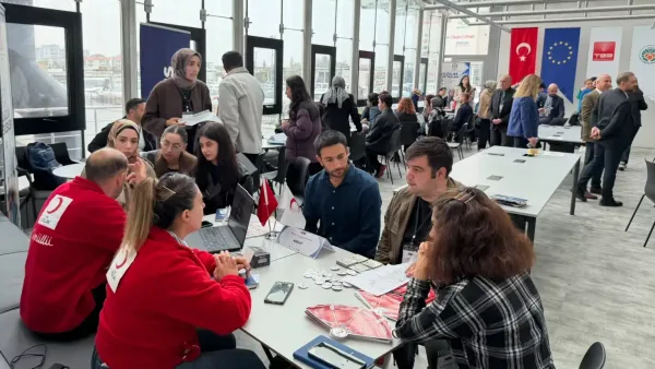 Malatya'da gençler için düzenlenen istihdam programı.