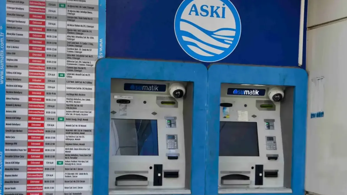 Ankara'da su yüklemeleri artık cep telefonuyla daha pratik