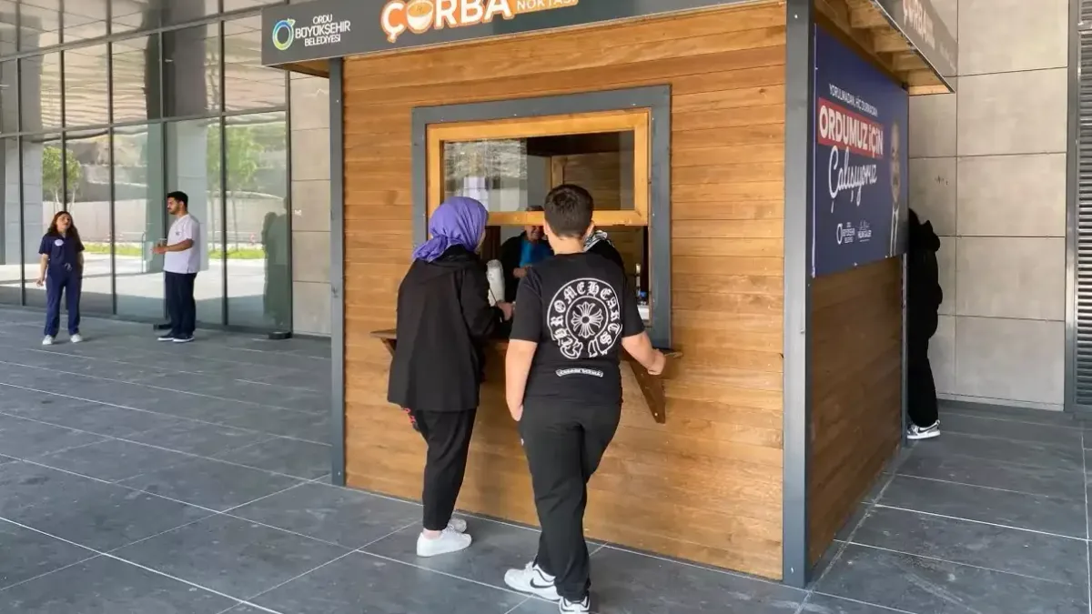 Ordu'da hastane ziyaretlerine sıcak çorba desteği