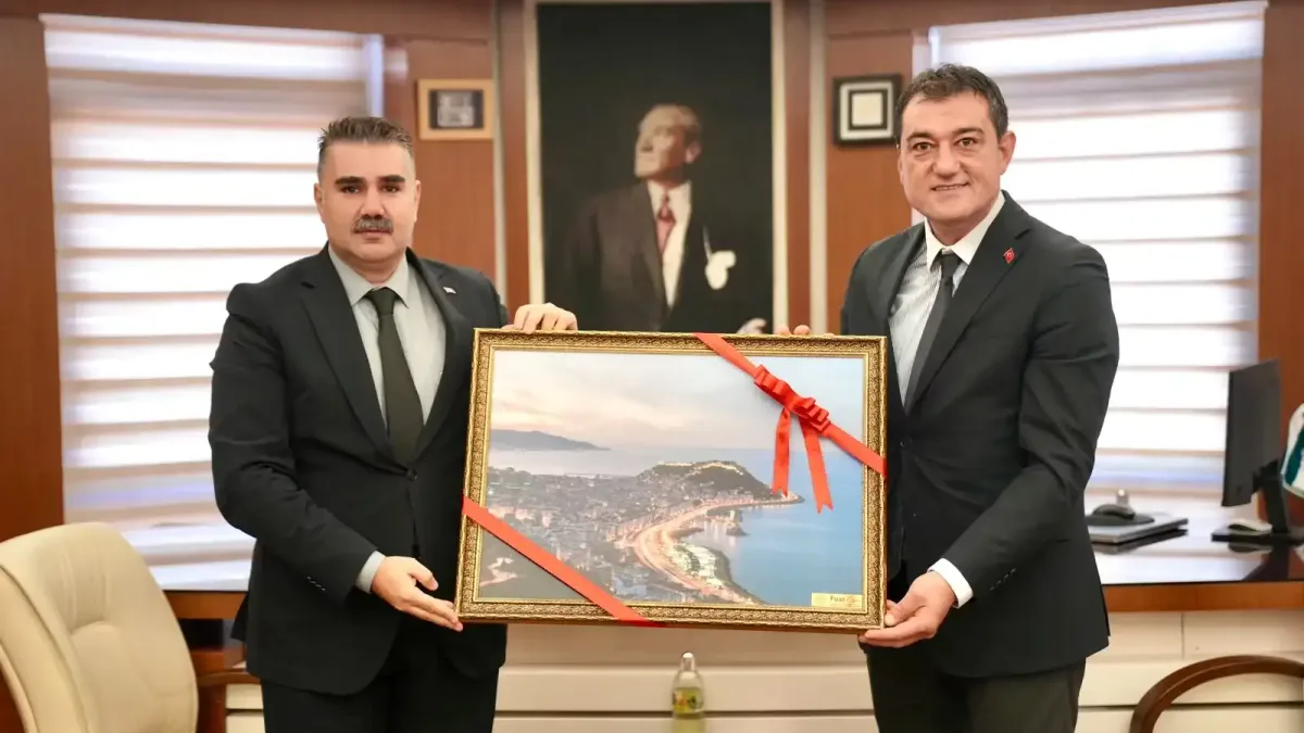 Giresun'da başsavcı dede'den başkan köse'ye dostluk ziyareti