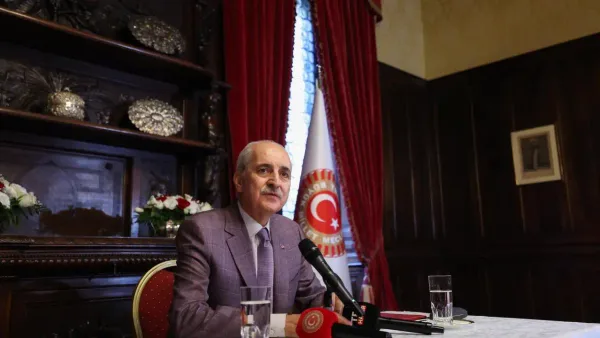 TBMM Başkanı Kurtulmuş, Roma'da Türk toplumuyla görüştü.