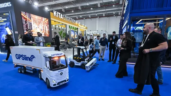 LOGISTECH Fuarı'ndan bir görüntü