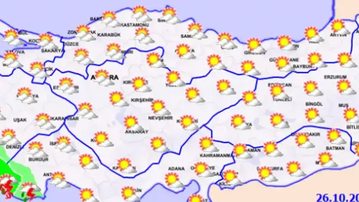 Meteoroloji'den Ege ve Marmara için kuvvetli yağış ve fırtına uyarısı - Detay Görsel 1