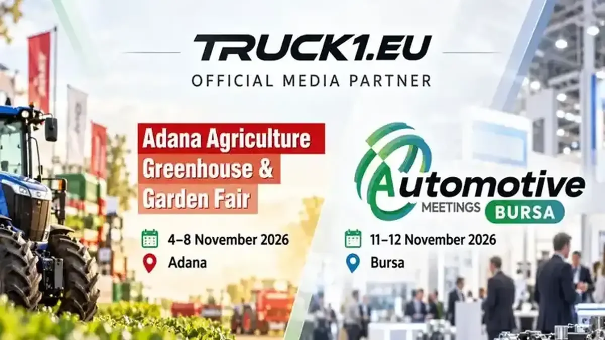 Truck1, Türkiye'deki iki büyük sektör buluşmasına medya desteği sağlıyor.