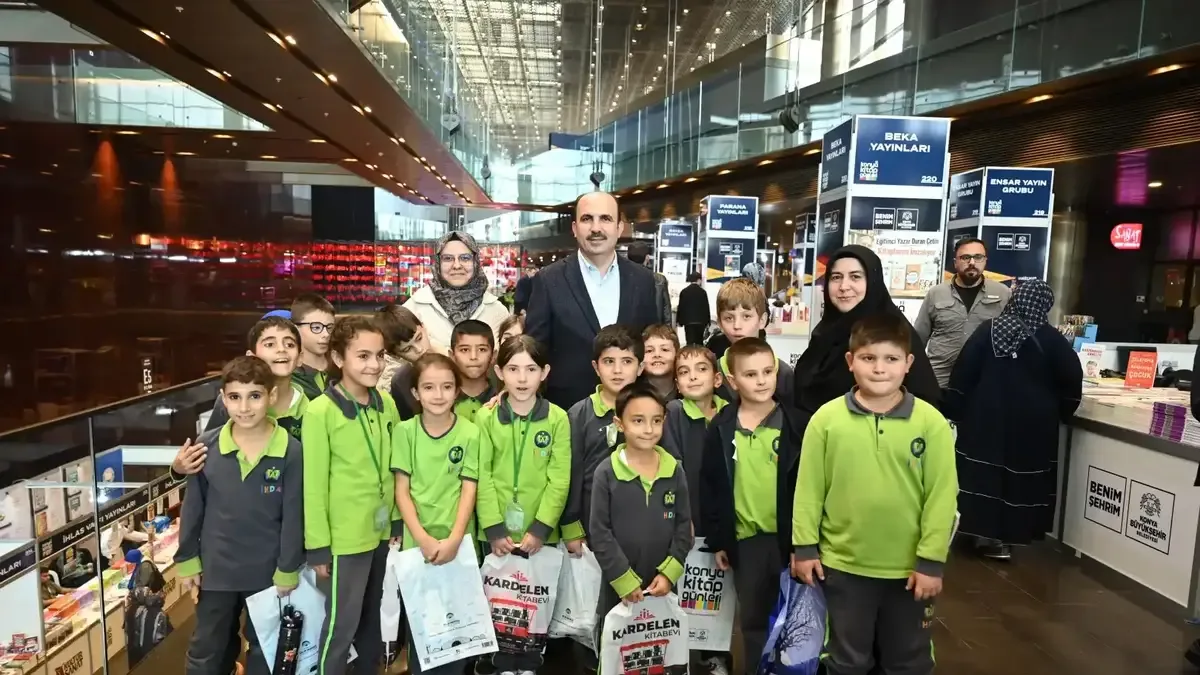 Konya Kitap Günleri etkinliğinden bir görüntü.