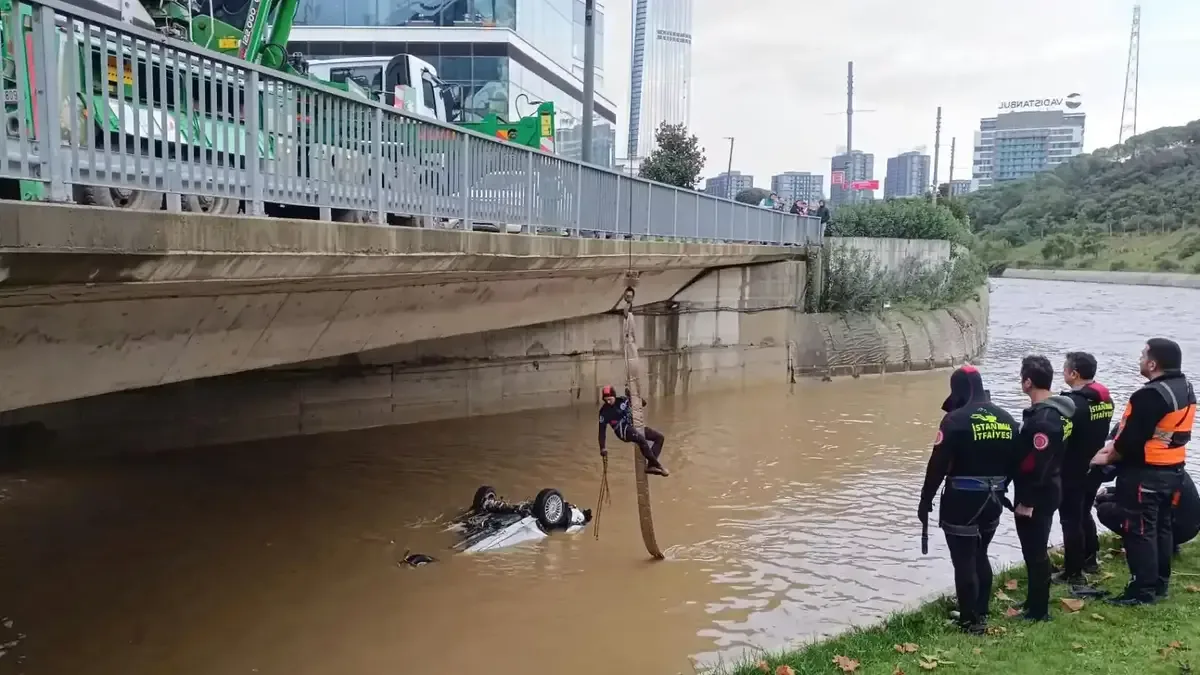 İstanbul'da meydana gelen şiddetli yağışlar sonucu oluşan su baskınları.