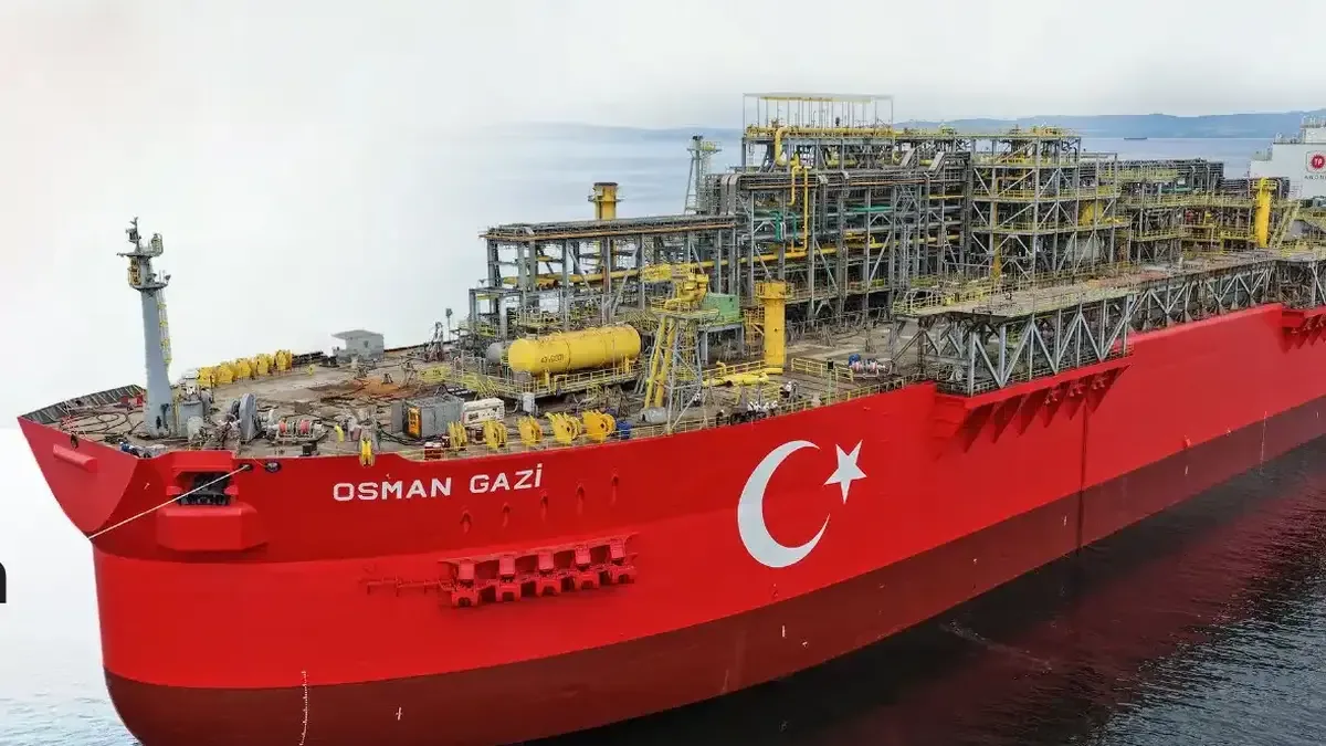 Osman Gazi platformu, Karadeniz'deki görevine uğurlandı.