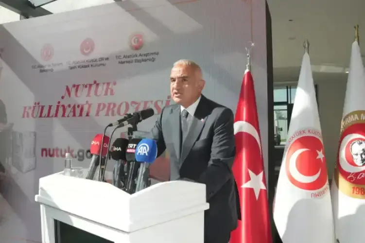 Nutuk Külliyatı Projesi tanıtım programından bir görüntü. - Fotoğraf 1