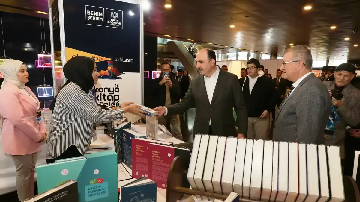 Konya Kitap Günleri, kitapseverleri bir araya getiriyor.