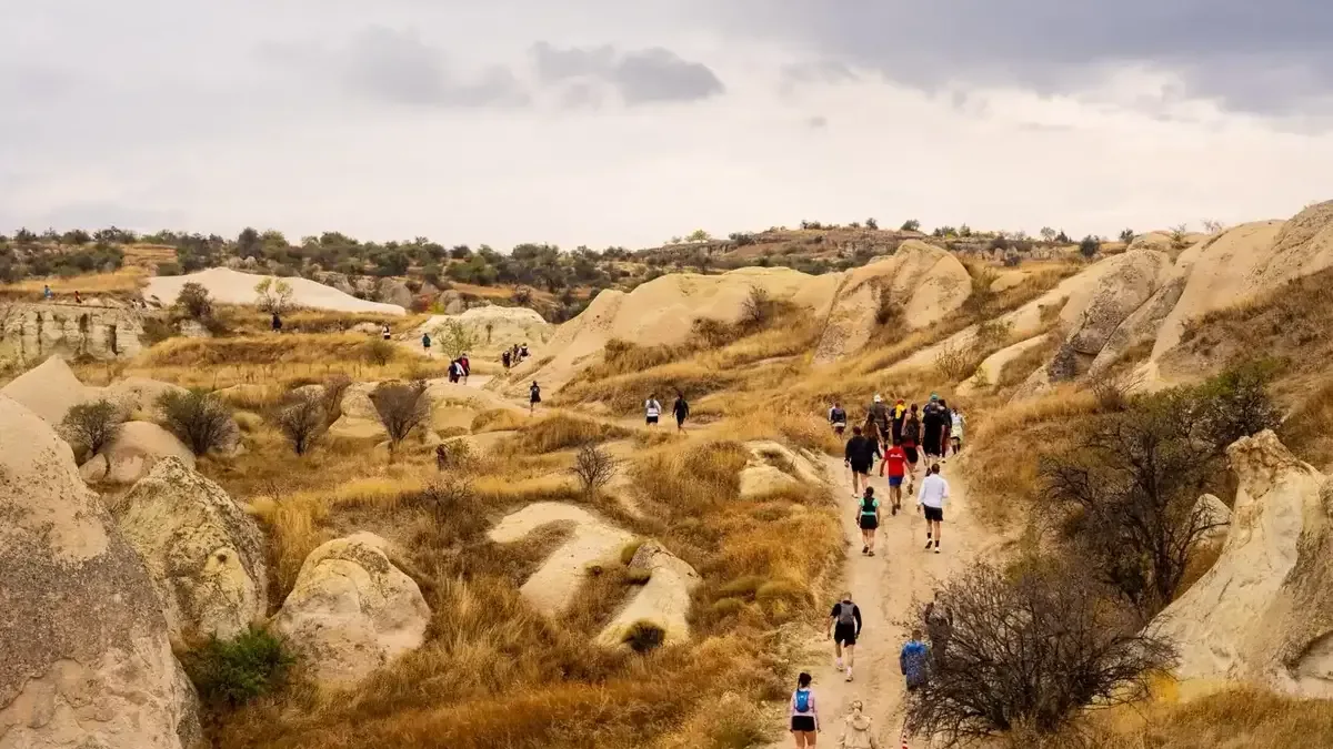 Salomon Cappadocia Ultra Trail organizasyonu Kapadokya'nın eşsiz manzarasında gerçekleştiriliyor.