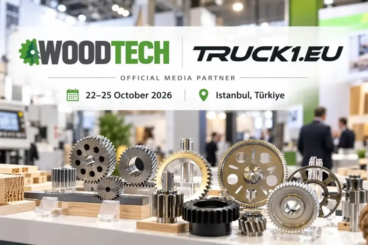 Truck1 ve WoodTech 2026'nın medya ortaklığı duyurusu.
