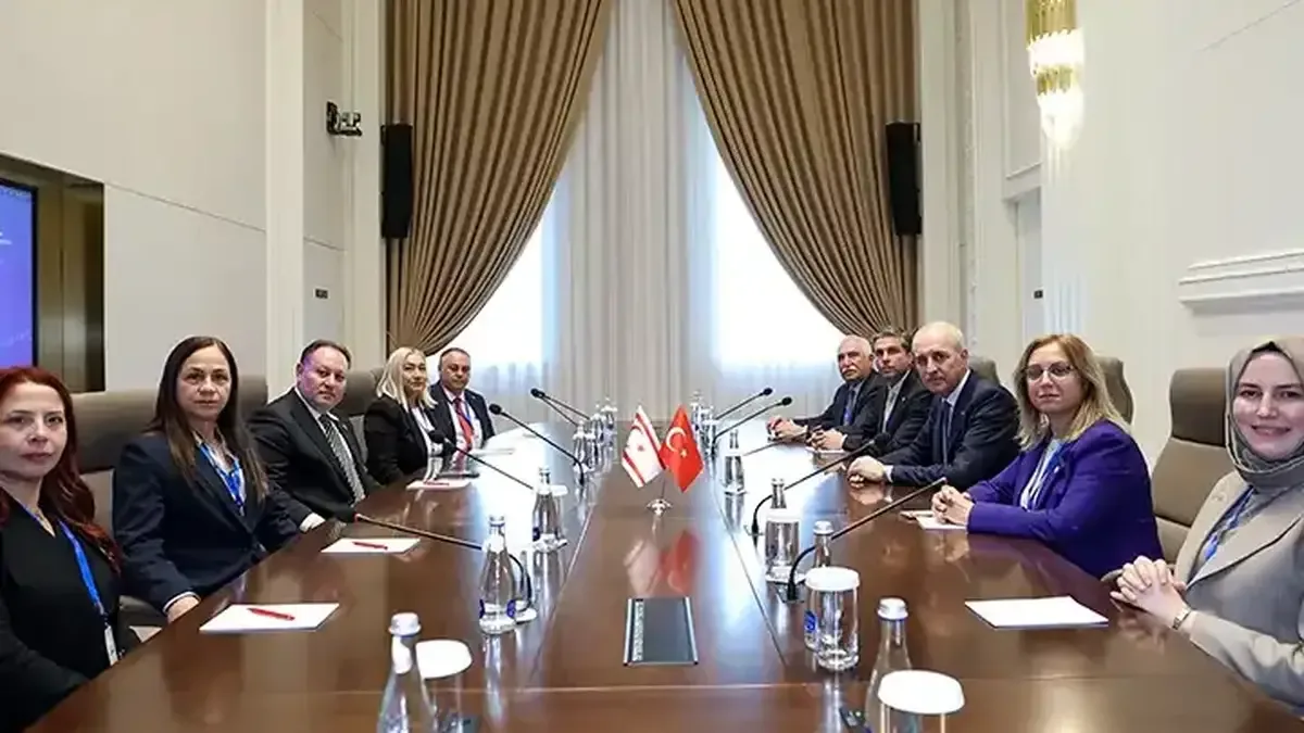 TBMM Başkanı Numan Kurtulmuş, KKTC Cumhuriyet Meclisi Başkanı Ziya Öztürkler ile Bişkek'te görüşme gerçekleştirdi.