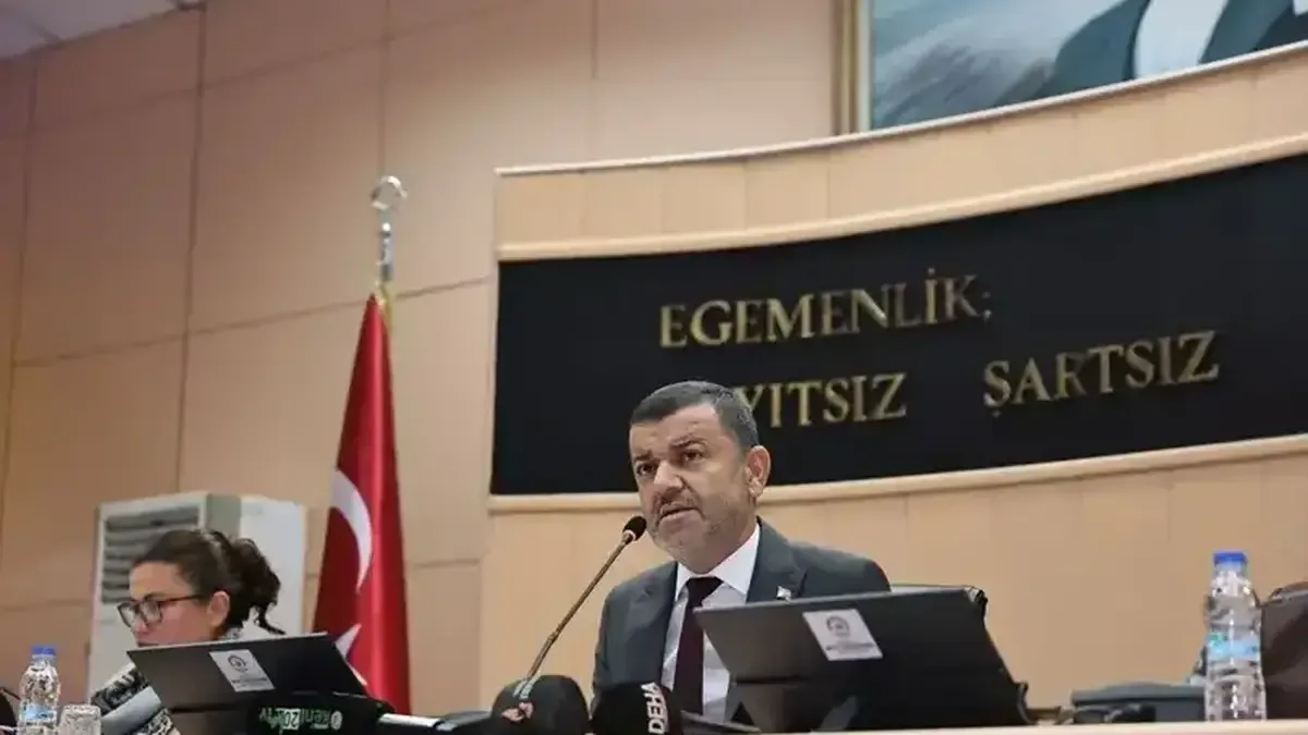 Denizli Büyükşehir Belediyesi Ekim Ayı Meclis Toplantısı'ndan bir görüntü.