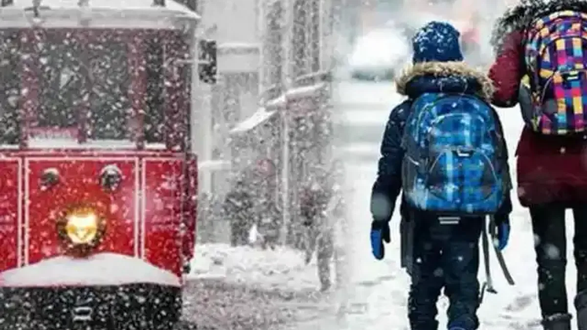 İstanbul ve Tekirdağ'da eğitime kar engeli!