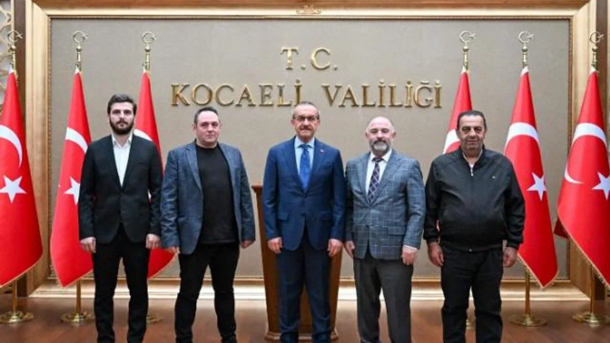 Gebze Trabzonlular Derneği'nden Kocaeli Valisi'ne ziyaret